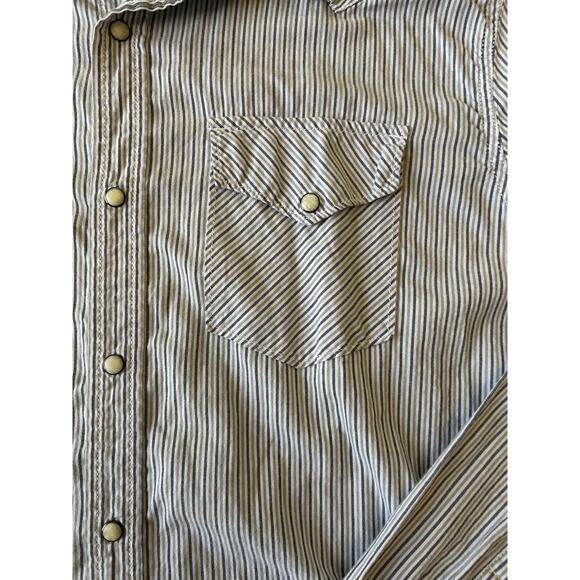 vintage western pearl snap shirt American Eagle mens XXL button up Cowboy 2XL - Picture 6 of 7